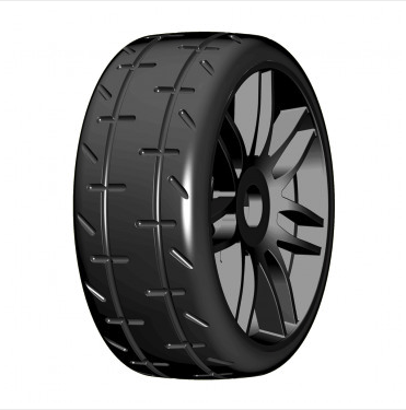 GRP GT Treaded Tires on new rims GRPGTX01-S3x2 Soft Compound 4 tires 